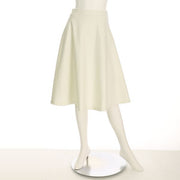 ピンストライプ柄フレアスカート