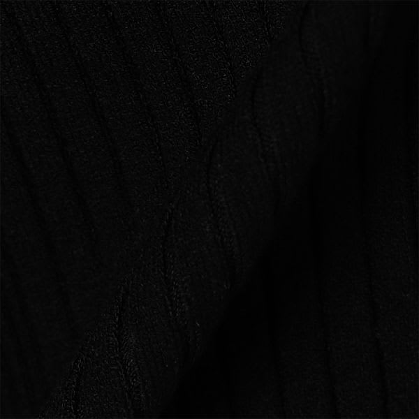 レイヤードデザインリブニット