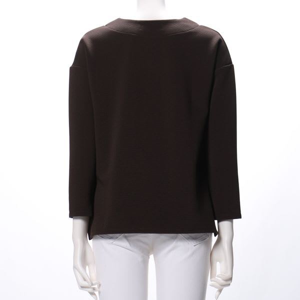 Vネックドロップショルダーカットソー