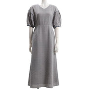 更紗フラワープリント総柄ワンピース