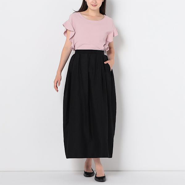 ラッフルスリーブブラウス