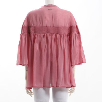 ゴムシャーリングブラウス