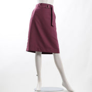 Dカンベルト付きタイトスカート