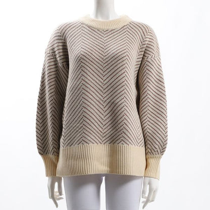 ヘリンボーンニット