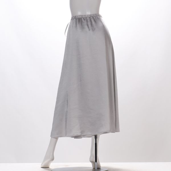 ヴィンテージサテンフレアスカート