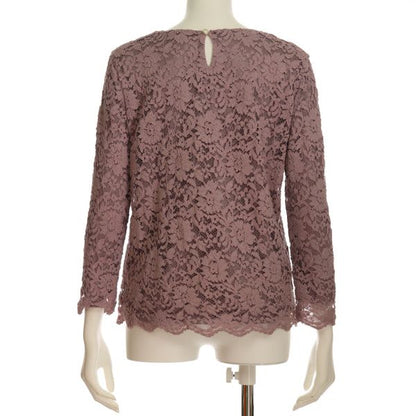 スカラップレースブラウス