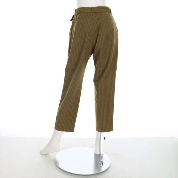 Dカンベルト付きタックパンツ