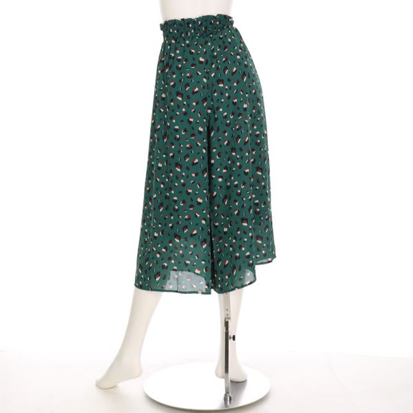 レオパードプリントフレアパンツ