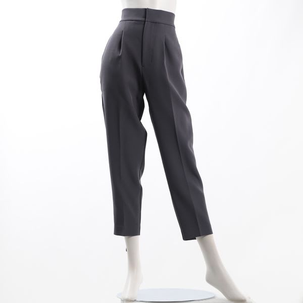 ハイウエストタックテーパードパンツ