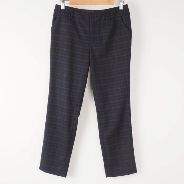 チェック柄パンツ