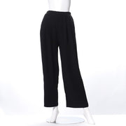 ストレートタックワイドパンツ