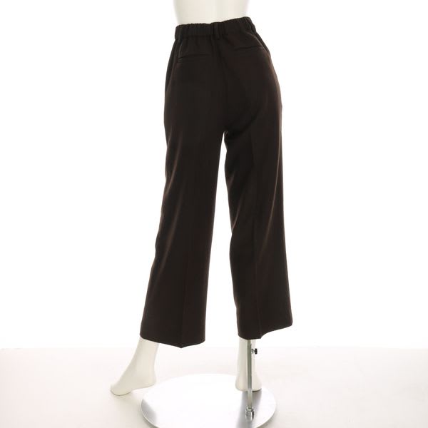 ウール混ストレートパンツ