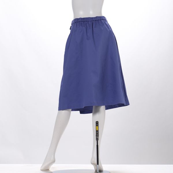 サイドベルトデザインラップ風スカート