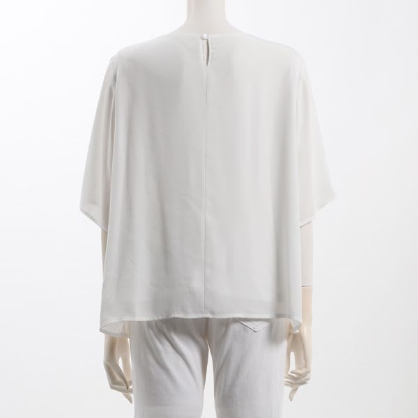 パール付きとろみブラウス