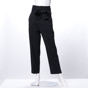 ウエストリボンテーパードパンツ