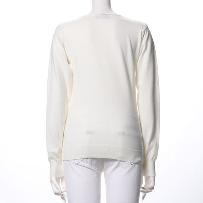 ベーシックデザインVネックニット