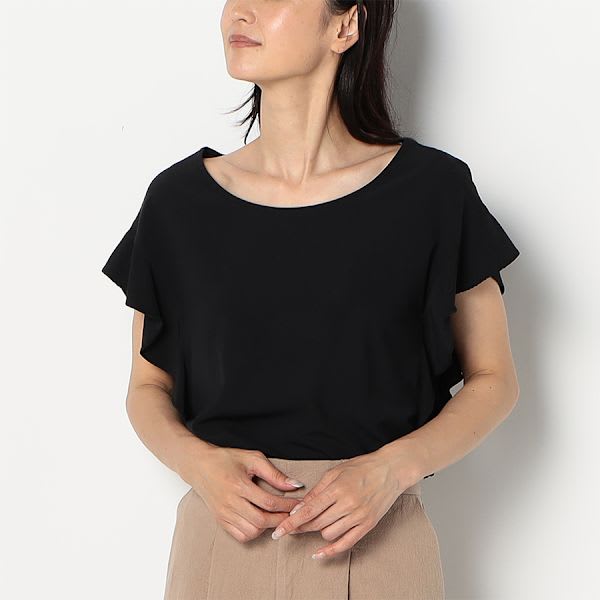 ラッフルスリーブブラウス