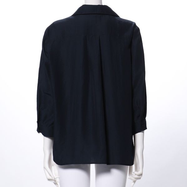 フラップポケットスキッパーブラウス