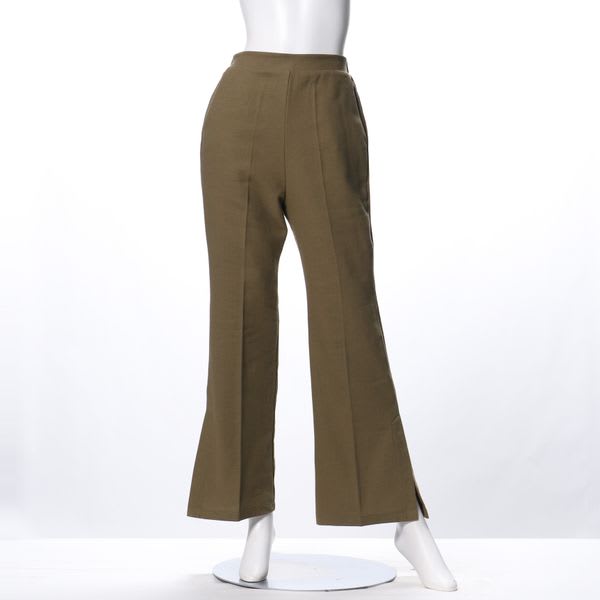 バックゴムサイドスリットパンツ