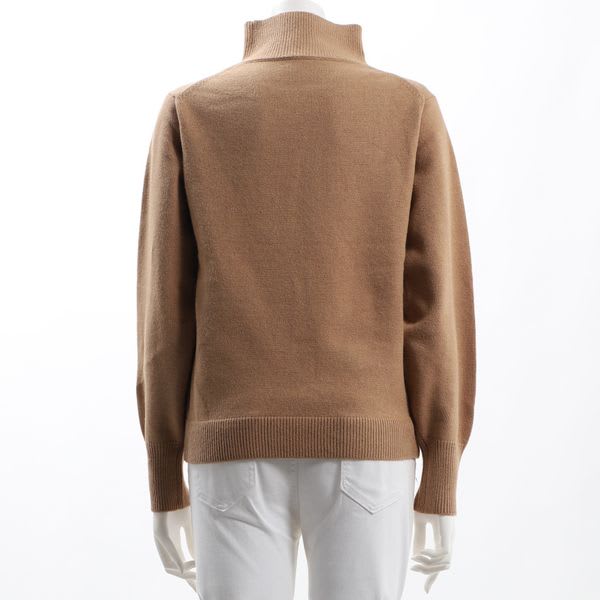 コンシャス袖ハイネックニット