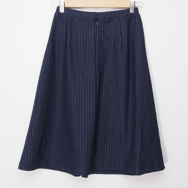 爽やかペンシルプリントストライプスカート