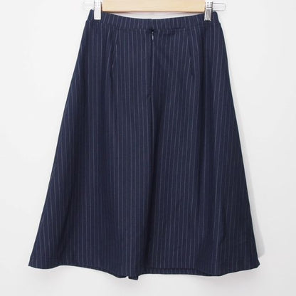 爽やかペンシルプリントストライプスカート