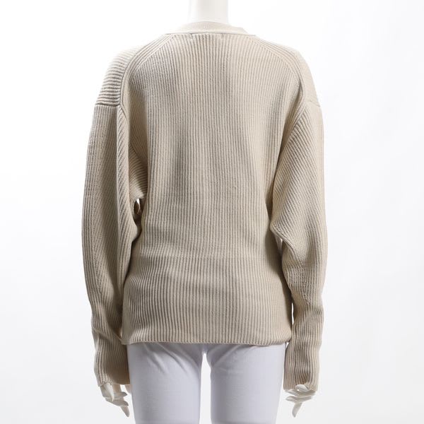 ドルマンスリーブリブニットカーディガン