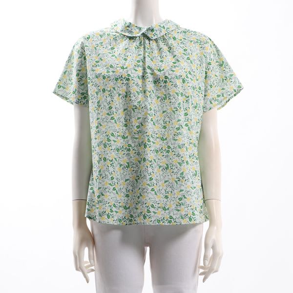 花柄2WAYブラウス