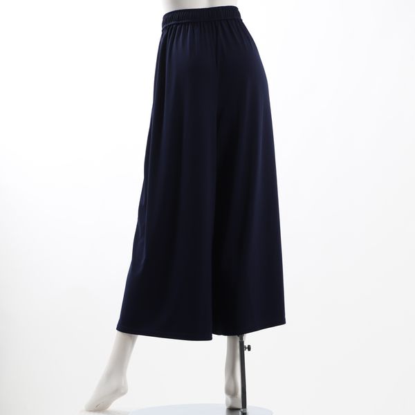 ウエストドロストデザインフレアパンツ