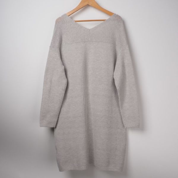 ふんわり起毛ロングニットカーディガン