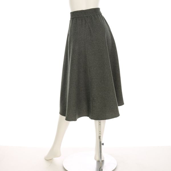 チェック柄フィッシュテールスカート