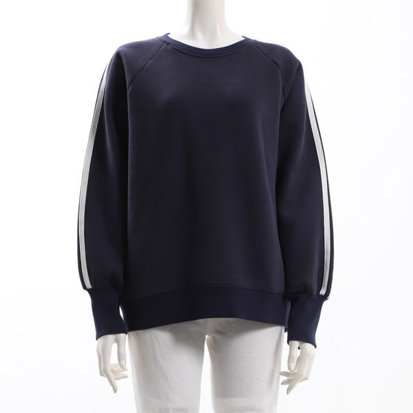 お袖ラインデザインクルーネックカットソー