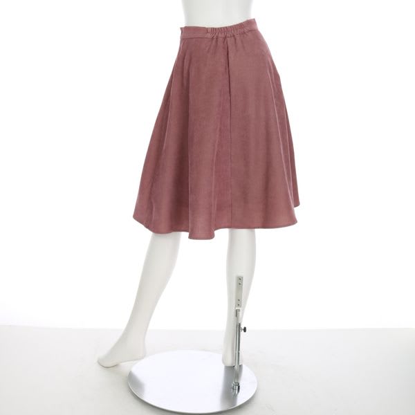 コーデュロイフレアスカート