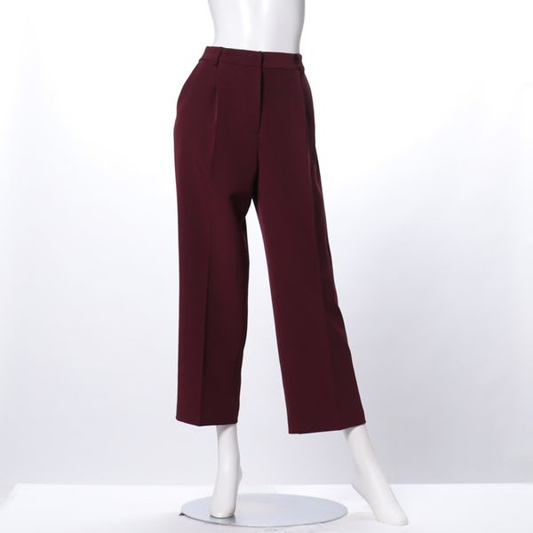 ふっくらダブルクロスストレートパンツ