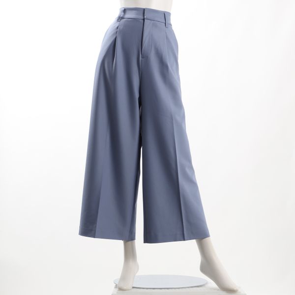 バックゴムタック入りワイドパンツ