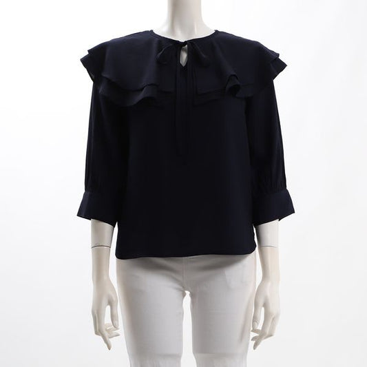 リボンフリルブラウス