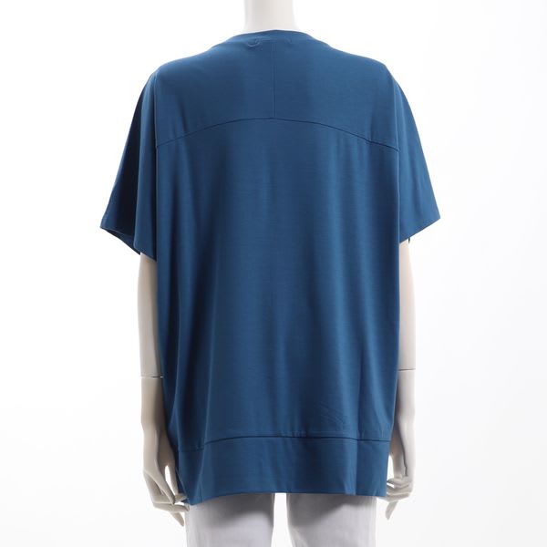 切り替えラインラウンドネックカットソー