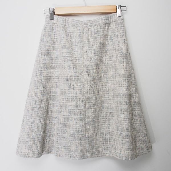 ツイードラメフレアスカート