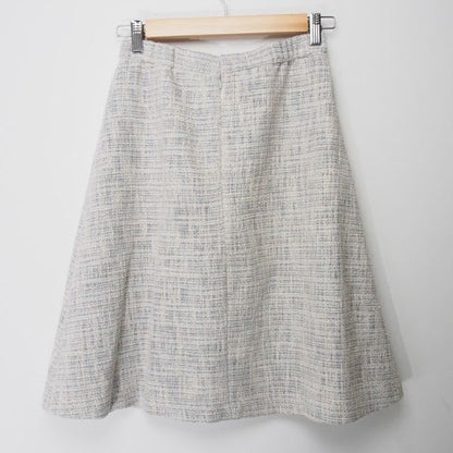 ツイードラメフレアスカート
