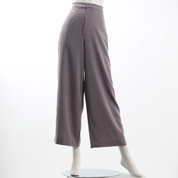 サイドテープ装飾スポーティーワイドパンツ