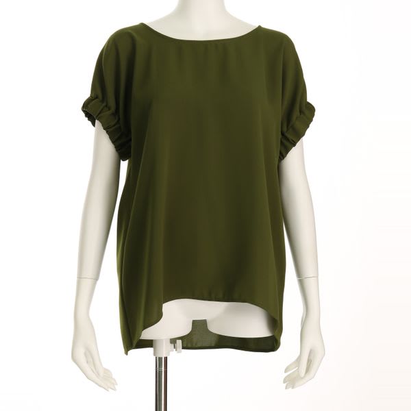 袖ギャザーブラウス