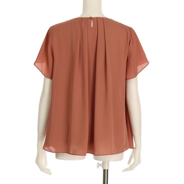 シフォンタックブラウス