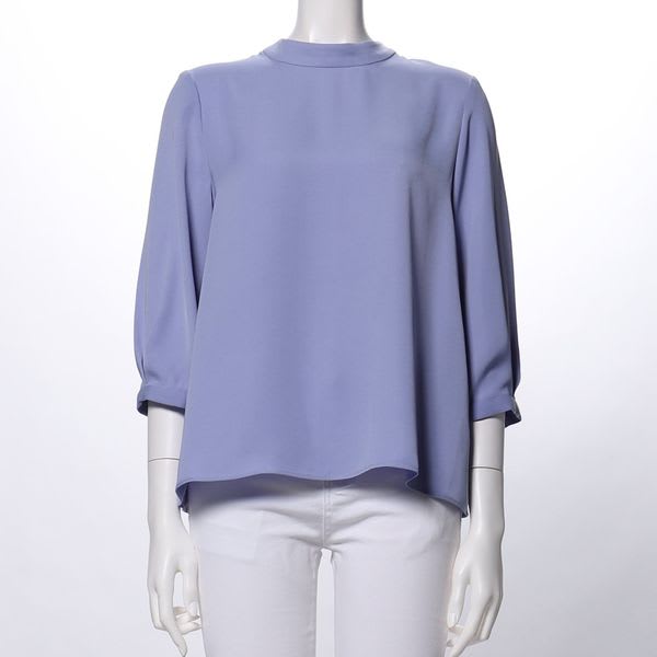 スタンドカラーブラウス