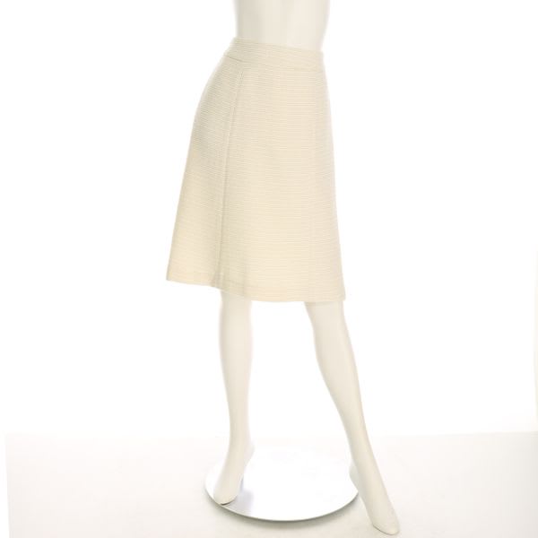 ツイード調台形スカート