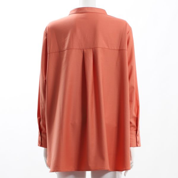 後ろ丈長めゆったりシルエットブラウス