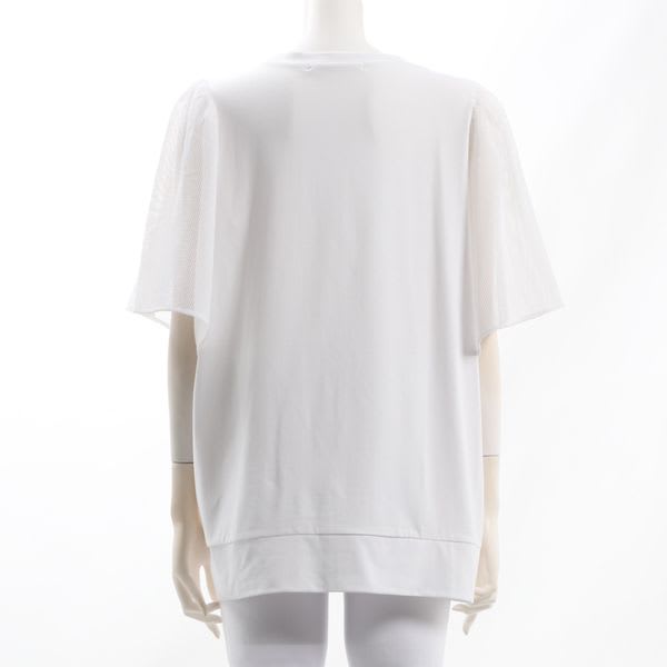 メッシュスリーブカットソー