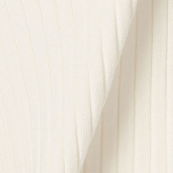 レイヤードデザインリブニット