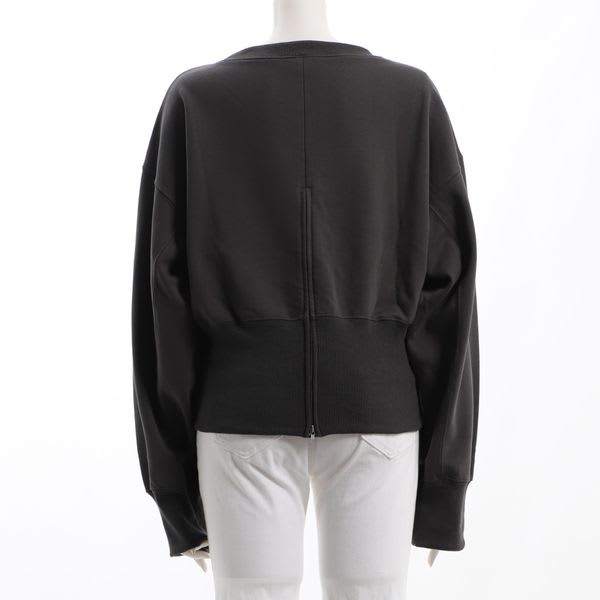 バックジップウエストリブプルオーバー