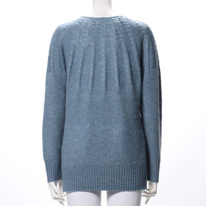 編地切り替えニット