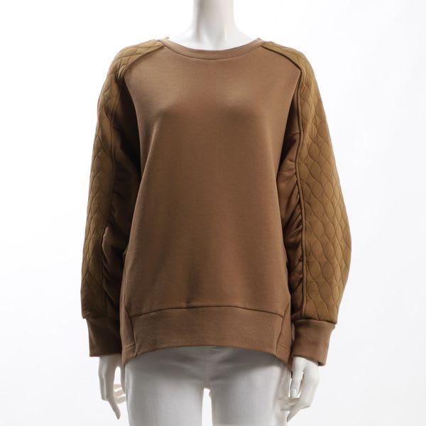 キルティングデザインプルオーバー